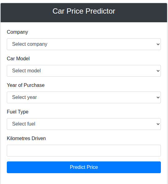 Car Price Predictor